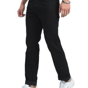 Miraan Men's Regular Fit Mid Rise Regular-Fit Mid-Rise Denim Jeans Pant (Sigjeans)